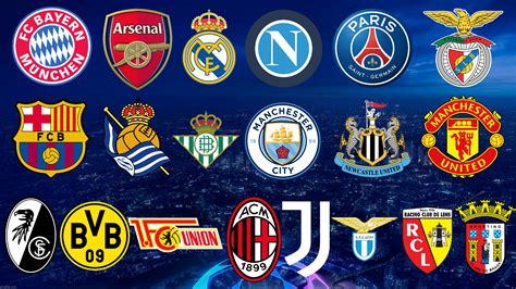 Uefa Champions League Teams Logo