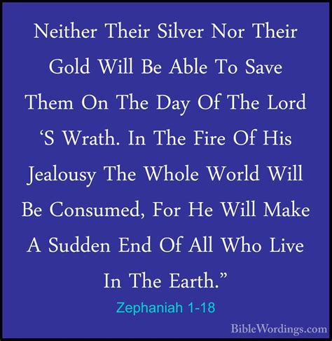 Zephaniah 1 - Holy Bible English - BibleWordings.com