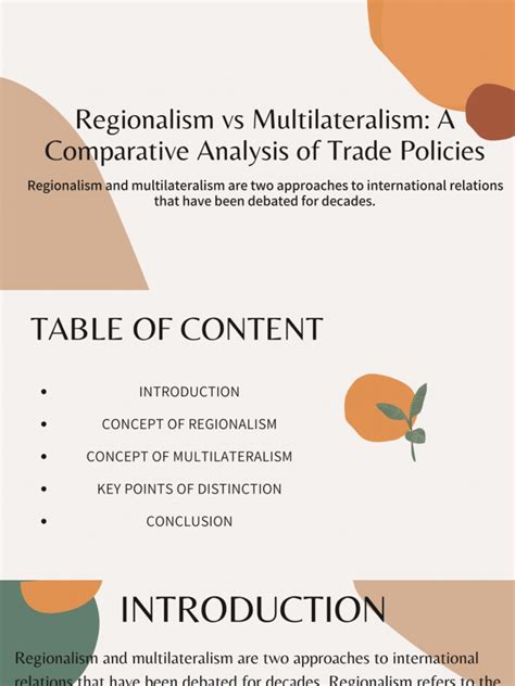 Regionalism vs Multilateralism ifa presentation.pdf | PDF