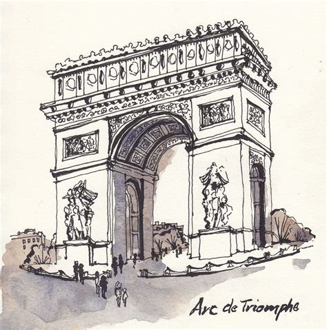 Arc De Triomphe Drawing