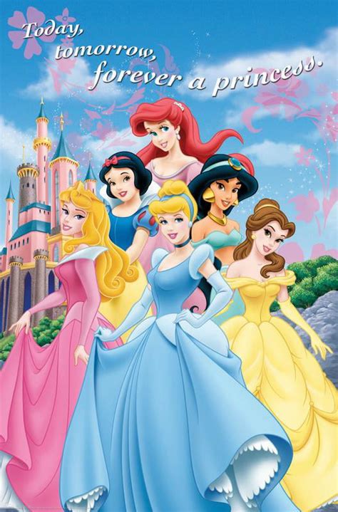 Disney Princess - Castle Wall Poster, 22.375" x 34" - Walmart.com