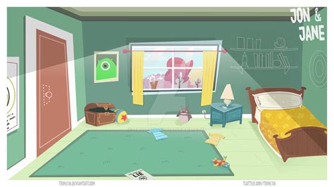 Bedroom Background for animation by trine110 on DeviantArt