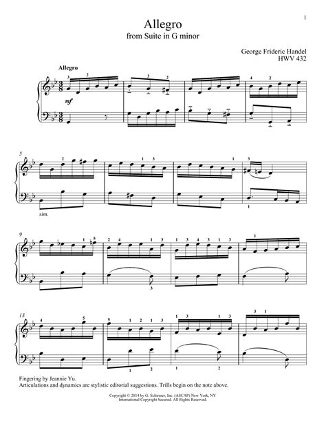 Allegro | Sheet Music Direct