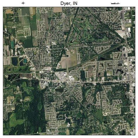 Aerial Photography Map of Dyer, IN Indiana