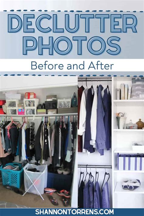 Before and After Decluttering Photos - Shannon Torrens