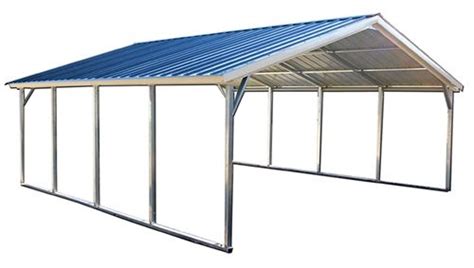 18x21 vertical metal carport - CT, MA, DE, DC, IN, MD, NJ, NY, OH, PA ...