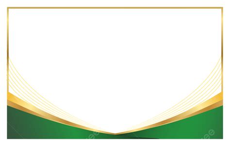 Certificate Border Folio F4 Size With Gold And Green Colors ...