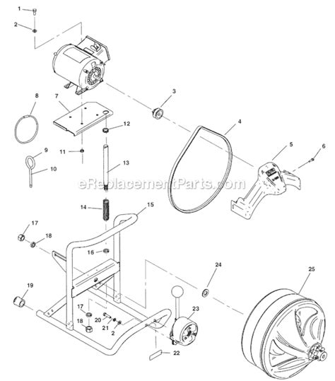 Ridgid Drain Cleaning Machine Parts | K-380 | eReplacementParts.com