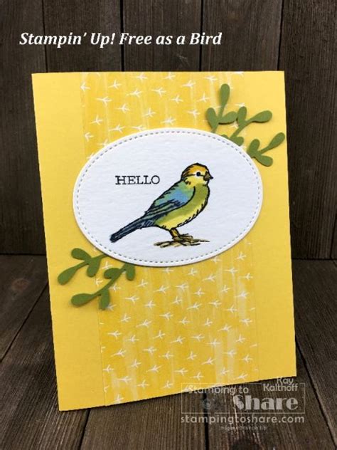 Stampin' Up! Free as a Bird Bundle | Cards, Bird cards, Stamped cards