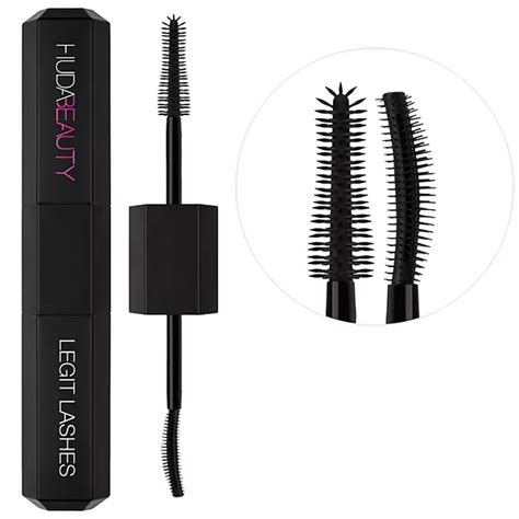 HUDA BEAUTY LEGIT LASHES Double-Ended Volumizing and Lengthening Mascara