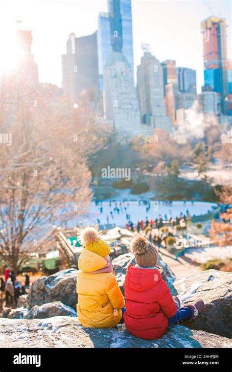 Kids in Central Park in New York City Stock Photo - Alamy