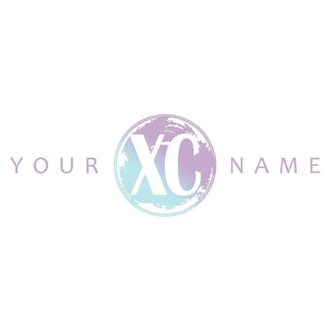 XC Initial Logo Watercolor Vector Design 33226677 Vector Art at Vecteezy