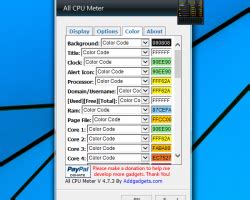 All CPU Meter Windows 10 Gadget - Win10Gadgets