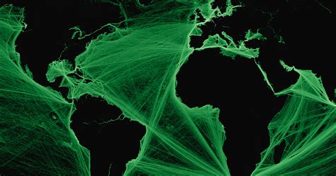Mapping Shipping Lanes: Maritime Traffic Around the World | Flipboard