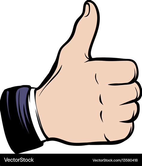 Thumb Up Cartoon Hand Transparent Png Svg Vector File | The Best Porn ...