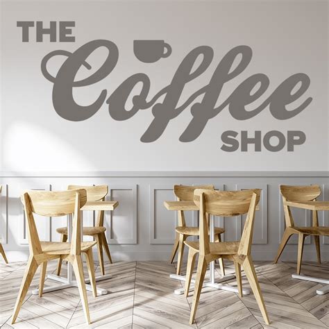 The Coffee Shop Wall Sticker Coffee Wall Art