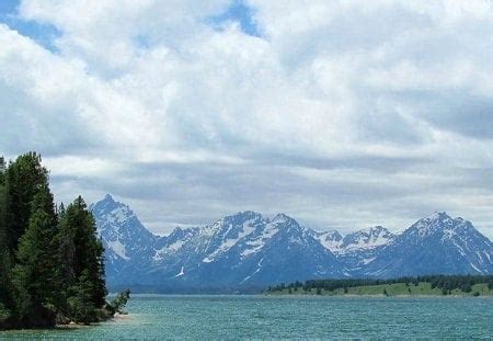 Grand Tetons behind the lake - Lakes & Nature Background Wallpapers on Desktop Nexus (Image 1142335)