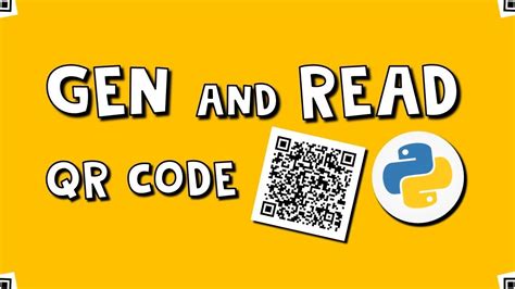 Generate and Read QR Code with Python