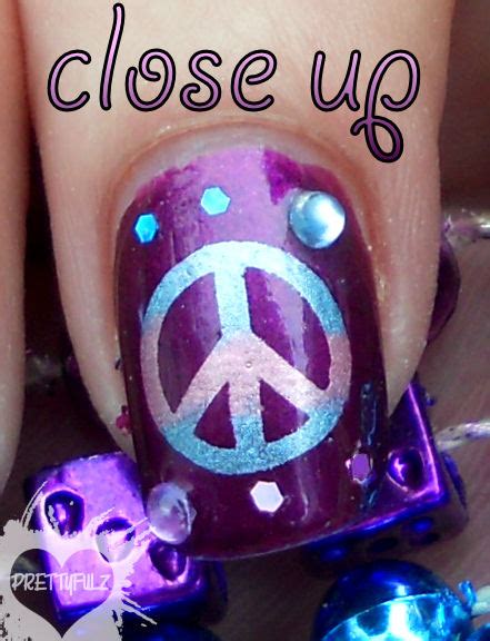 Prettyfulz: Peace Sign Nail Art Design & Poll Results