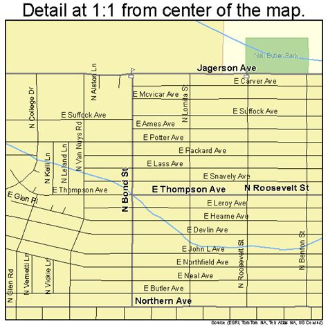 New Kingman-Butler Arizona Street Map 0449270