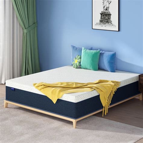 HOXURY 10 Inch Queen Mattress, Green Tea Medium Firm Memory Foam Queen ...