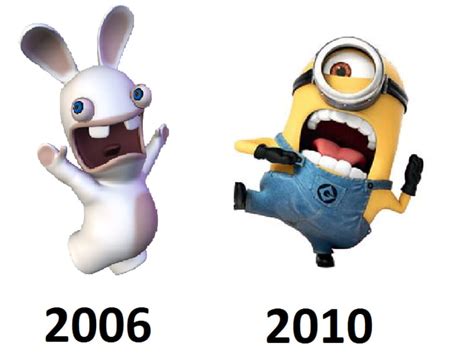 Rabbids vs Minions - 9GAG