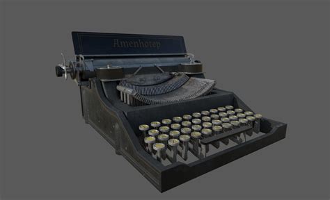 ArtStation - Resident Evil Typewriter