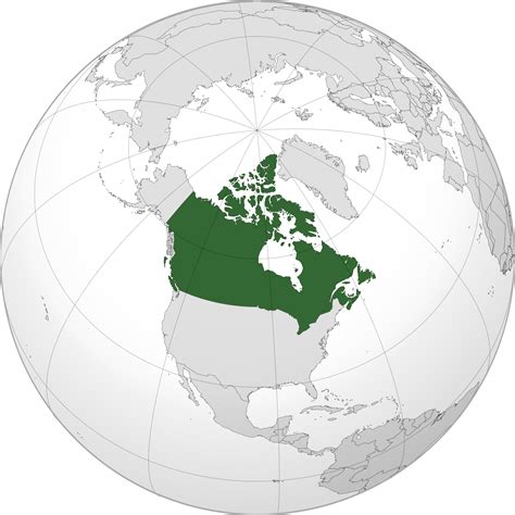 Canada On World Map / Toronto maps: transport maps and tourist maps of Toronto ... / Km 3855100 ...