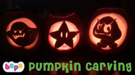 Carving Pumpkins - Mario theme - Halloween 2018 - YouTube