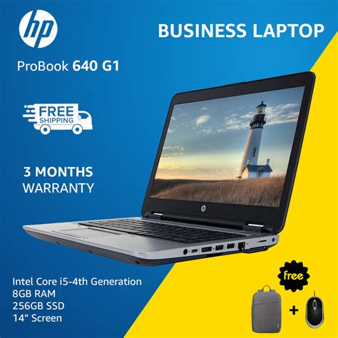 HP Probook 640 G1 Laptop- Intel Core i5-4th Gen, 4GB RAM, 128GB SSD, 14" SCREEN, WINDOWS 10 ...