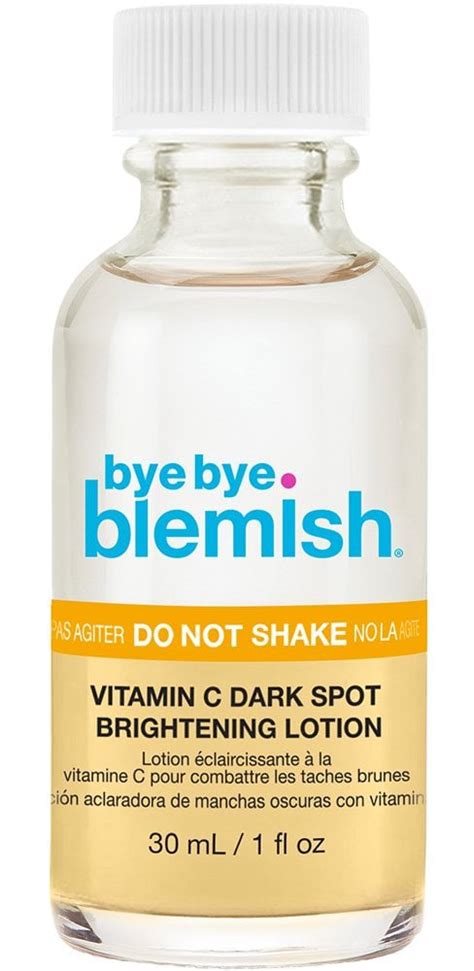 Bye bye blemish Vitamin C Dark Spot Brightening Lotion ingredients ...