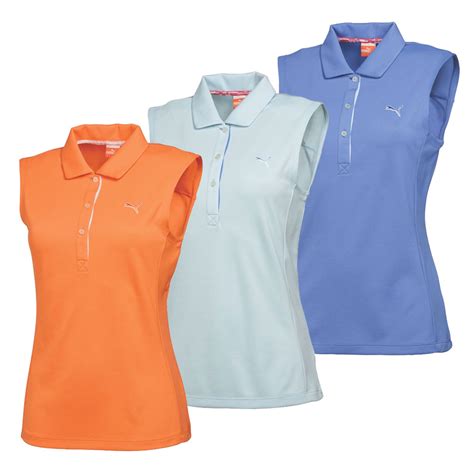 2015 Women's PUMA Tech Sleeveless Golf Shirt - Discount Women's Golf ...