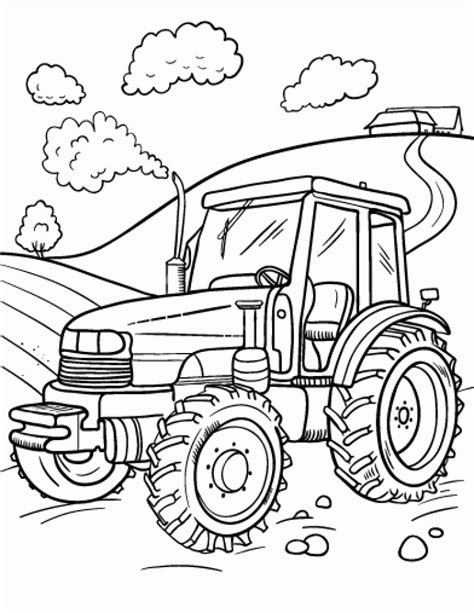 20+ Free Printable Tractor Coloring Pages - EverFreeColoring.com