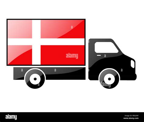 The Danish flag Stock Photo - Alamy