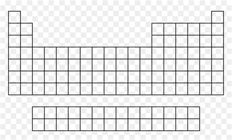 Blank Periodic Table Of Elements Printable