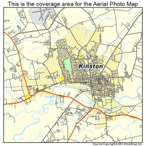 Aerial Photography Map of Kinston, NC North Carolina