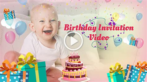 Kids Animated Birthday Invitations - Video Invites