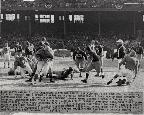 Bill's Update Blog: 1945 Cleveland Rams