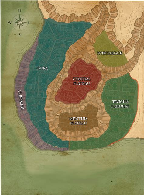 Recoloured Sharn Maps: Plateaus & Middle Wards : r/Eberron