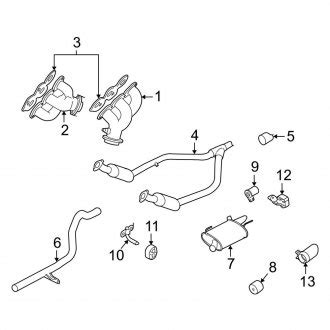 2006 Ford Mustang OEM Exhaust Parts - Systems, Tips | CARiD