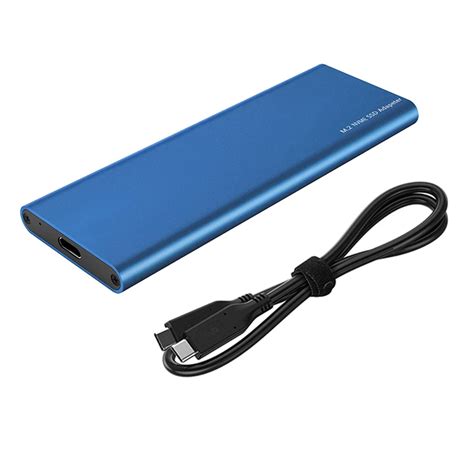 NVMe PCIE USB3.1 HDD Enclosure M.2 to USB SSD Hard Disk Drive Case Type ...