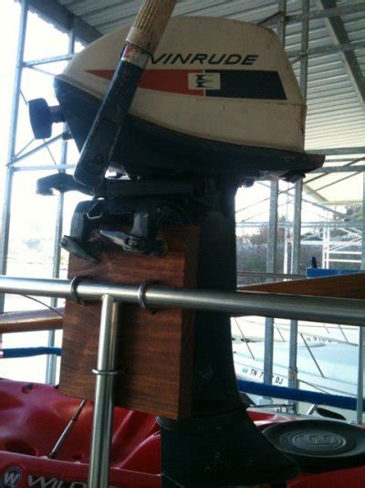 Help me find a dinghy motor mount! - Trawler Forum