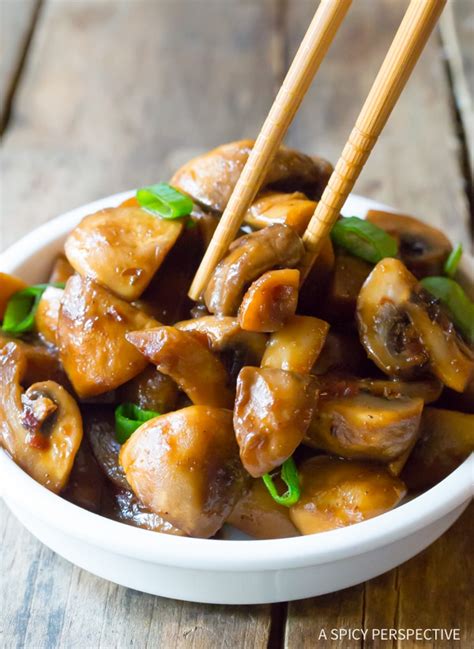 Asian Stir Fried Mushrooms - A Spicy Perspective