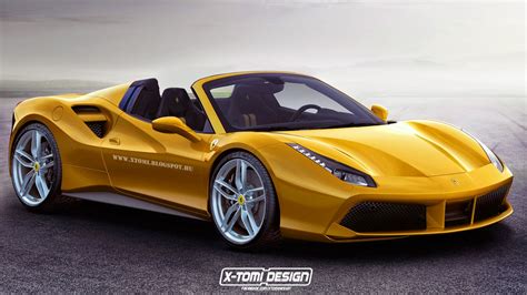 Impending Ferrari 488 GTB Spider Imagined - GTspirit