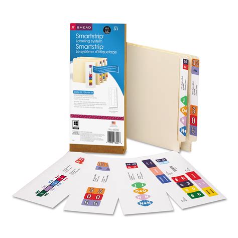 Smead Smartstrip Labeling System Starter Kit w/CD Software & 50 Label Forms, Inkjet - Walmart.com