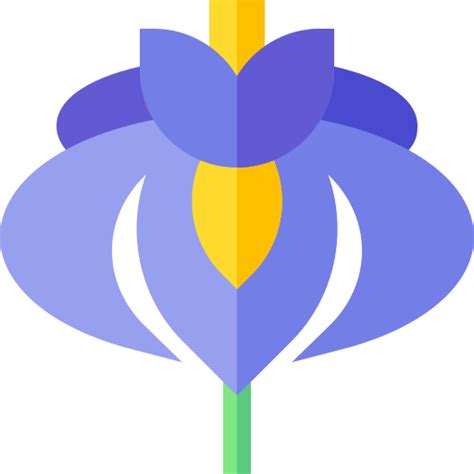 Iris Basic Straight Flat icon