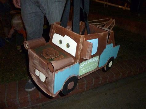 Handmade 'Mater' Costume | Great halloween costumes, Lightning mcqueen costume, Diy costumes