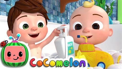 Bath Song! | CoComelon Nursery Rhymes & Baby Songs | Moonbug Kids - YouTube | Baby songs, Baby ...