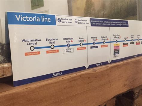 London Underground Original Tube Map Victoria Line Diagram Art - Etsy UK