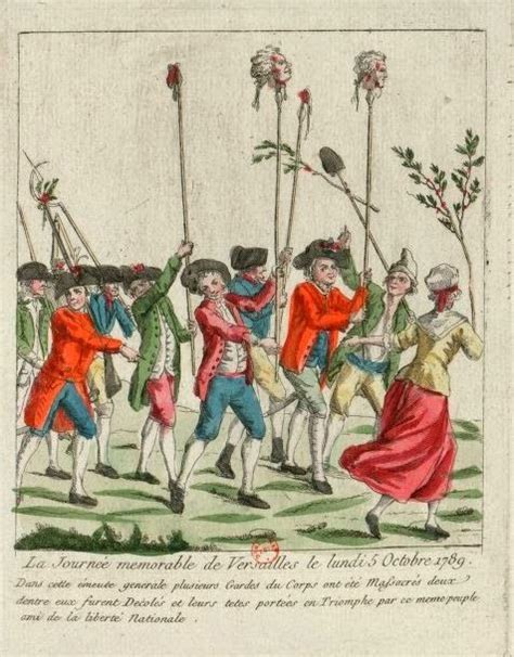 October 6, 1789 | Return to Paris with the heads of two guards upon pikes | Rodama: a blog of ...